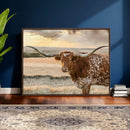 Texas Longhorn Wall Art Canvas Print, Western Ranch Bull by MyGreatCanvas | Canvas Wall Art Prints | Photo Prints & Wall Decor