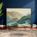 Shemelina Mountain Landscape, Mountains at Dawn Wall Art by MyGreatCanvas | Canvas Wall Art Prints | Photo Prints & Wall Decor