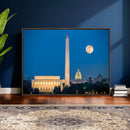 Washington DC Skyline Wall Art Canvas Print – Lincoln by MyGreatCanvas | Canvas Wall Art Prints | Photo Prints & Wall Decor