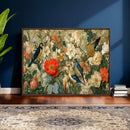 Vintage Birds and Flowers Wall Art Canvas Print, Botanical by MyGreatCanvas | Canvas Wall Art Prints | Photo Prints & Wall Decor