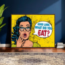 Pop Art Print Bathroom Sign Wall Art Canvas Print — Funny by MyGreatCanvas | Canvas Wall Art Prints | Photo Prints & Wall Decor
