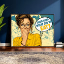 Pop Art Print Bathroom Sign Wall Art Canvas Print — Funny by MyGreatCanvas | Canvas Wall Art Prints | Photo Prints & Wall Decor