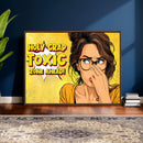 Pop Art Print Bathroom Sign Wall Art Canvas Print — Funny by MyGreatCanvas | Canvas Wall Art Prints | Photo Prints & Wall Decor