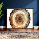 Natural Wood Slice Wall Art Canvas Print, Tree Ring Wall by MyGreatCanvas | Canvas Wall Art Prints | Photo Prints & Wall Decor