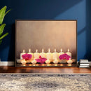 Spa Candles Orchid Canvas Print | Zen Wellness Relaxation by MyGreatCanvas | Canvas Wall Art Prints | Photo Prints & Wall Decor