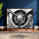 Vintage Propeller Plane Wall Art Canvas Print, Black and by MyGreatCanvas | Canvas Wall Art Prints | Photo Prints & Wall Decor