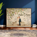 Wedding Guest Book Alternative Wall Art Canvas Print, Personalized Wedding Signature Poster, Custom Couple Photo Guestbook Canvas by MyGreatCanvas | Canvas Wall Art Prints | Photo Prints & Wall Decor