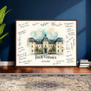 Wedding Guest Book Alternative Wall Art Canvas Print, Personalized Wedding Signature Poster, Custom Couple Photo Guestbook Canvas by MyGreatCanvas | Canvas Wall Art Prints | Photo Prints & Wall Decor