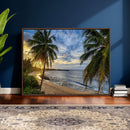 Mar Chiquita Beach Puerto Rico Canvas Wall Art, Manati Caribbean Coastal Photography Print, Tropical Ocean Sunset Decor by MyGreatCanvas | Canvas Wall Art Prints | Photo Prints & Wall Decor