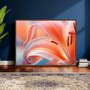 Peach Lily Canvas Wall Art, Coral Pink Flower Macro Photo Print, Botanical Bedroom Decor, Soft Floral Photography, Living Room Wall Art by MyGreatCanvas | Canvas Wall Art Prints | Photo Prints & Wall Decor