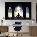 Women and Yoga Wall Art Canvas Print