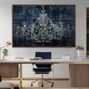 Dark Chandelier Wall Art Canvas Print by MyGreatCanvas | Canvas Wall Art Prints | Photo Prints & Wall Decor