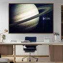 Framed Saturn Wall Art Canvas Print