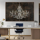Rustic Chandelier Canvas Print by MyGreatCanvas | Canvas Wall Art Prints | Photo Prints & Wall Decor