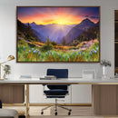 Mountain and Spring Wall Art Canvas Print by MyGreatCanvas | Canvas Wall Art Prints | Photo Prints & Wall Decor