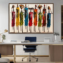 Abstract African Women Wall Art Canvas Print by MyGreatCanvas | Canvas Wall Art Prints | Photo Prints & Wall Decor