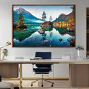 Crystal Clear Lake Wall Art | Mountains Wall Art Canvas | 3 by MyGreatCanvas | Canvas Wall Art Prints | Photo Prints & Wall Decor