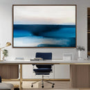 Dark Blue Abstract Wall Art Canvas Print by MyGreatCanvas | Canvas Wall Art Prints | Photo Prints & Wall Decor