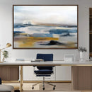 Abstract Landscape Wall Art Canvas | 3 Panel Modern Blue, by MyGreatCanvas | Canvas Wall Art Prints | Photo Prints & Wall Decor