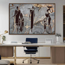 African American Wall Art – Elegant African Women Canvas