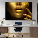 Gold and Women Wall Art Canvas Print by MyGreatCanvas | Canvas Wall Art Prints | Photo Prints & Wall Decor
