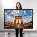 Brooklyn Bridge Manhattan Wall Art Canvas Print by MyGreatCanvas | Canvas Wall Art Prints | Photo Prints & Wall Decor