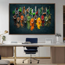 Colorful Spices Canvas Wall Art – Vibrant Kitchen Decor by MyGreatCanvas | Canvas Wall Art Prints | Photo Prints & Wall Decor