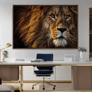 Mighty Lion Wall Art Canvas Print – Majestic Animal Portrait