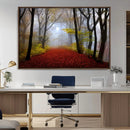Foggy Forest Wall Art Landscape Canvas Print