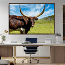 Longhorn and Cow Wall Art, Country Cow Wall Decor Canvas by MyGreatCanvas | Canvas Wall Art Prints | Photo Prints & Wall Decor