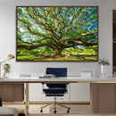 Majestic Oak Tree Wall Art – Serene Nature Canvas Print with