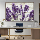 Lavender Canvas Wall Art Flower Print