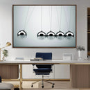 Newton's Cradle Wall Art Canvas Print, Framed Newton Cradle
