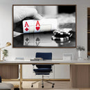 Aces Poker Art Poker Game Wall Art Canvas Print by MyGreatCanvas | Canvas Wall Art Prints | Photo Prints & Wall Decor