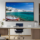 Santorini Wall Art Canvas Print