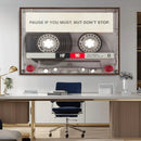Music Cassette Iconic Wall Art Canvas Print by MyGreatCanvas | Canvas Wall Art Prints | Photo Prints & Wall Decor