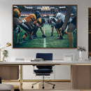 American Football Playing Wall Art Canvas Print by MyGreatCanvas | Canvas Wall Art Prints | Photo Prints & Wall Decor