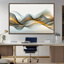 Abstract Wave Canvas Wall Art – Fluid Contemporary Elegance