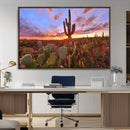 Arizona Desert Sunset Wall Art Canvas Print by MyGreatCanvas | Canvas Wall Art Prints | Photo Prints & Wall Decor