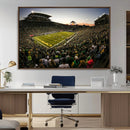 Oregon Stadium Canvas Wall Art - Captivating Game Day Scene