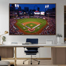 St. Louis Cardinals Baseball Team Print - Busch Stadium Wall by MyGreatCanvas | Canvas Wall Art Prints | Photo Prints & Wall Decor