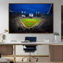 Truist Park Night Game Canvas Art - Atlanta Braves Stadium