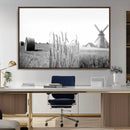 Vintage Farmhouse Black and White Triptych Wall Art – Giclee