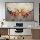Golden Angel Wings Wall Art Canvas Print – Stunning Abstract by MyGreatCanvas | Canvas Wall Art Prints | Photo Prints & Wall Decor