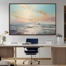 Abstract Ocean Wall Art - Boat Wall Art Canvas Print by MyGreatCanvas | Canvas Wall Art Prints | Photo Prints & Wall Decor