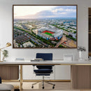 Old Trafford Manchester United Stadium Wall Art Canvas Print