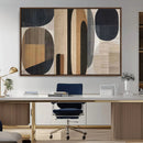Wabi Sabi Canvas Print - Geometric Abstract Wall Art Canvas