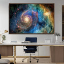 Spiral Galaxy Wall Art Canvas Print