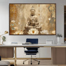 Buddha Wall Art Canvas Print, Buddha Meditation Room Decor,