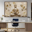 Serene Buddha Wall Art | Yoga Room Decor and Meditation Wall